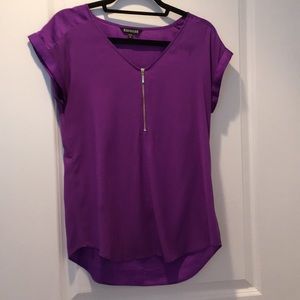 Purple and Red Blouse